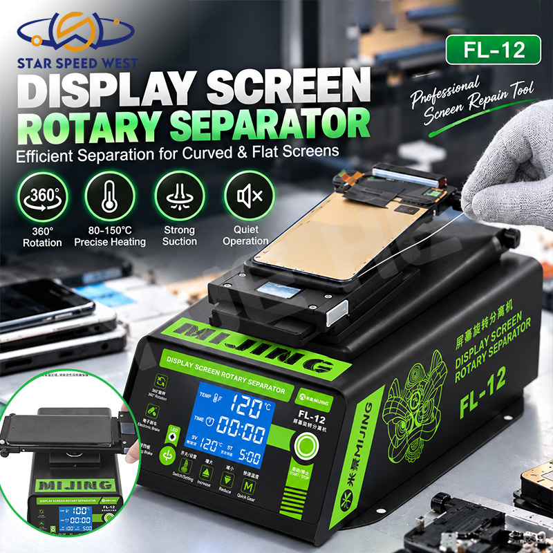 Electronics Repair Degree - MIJING FL-12 Display Screen Rotary Separator