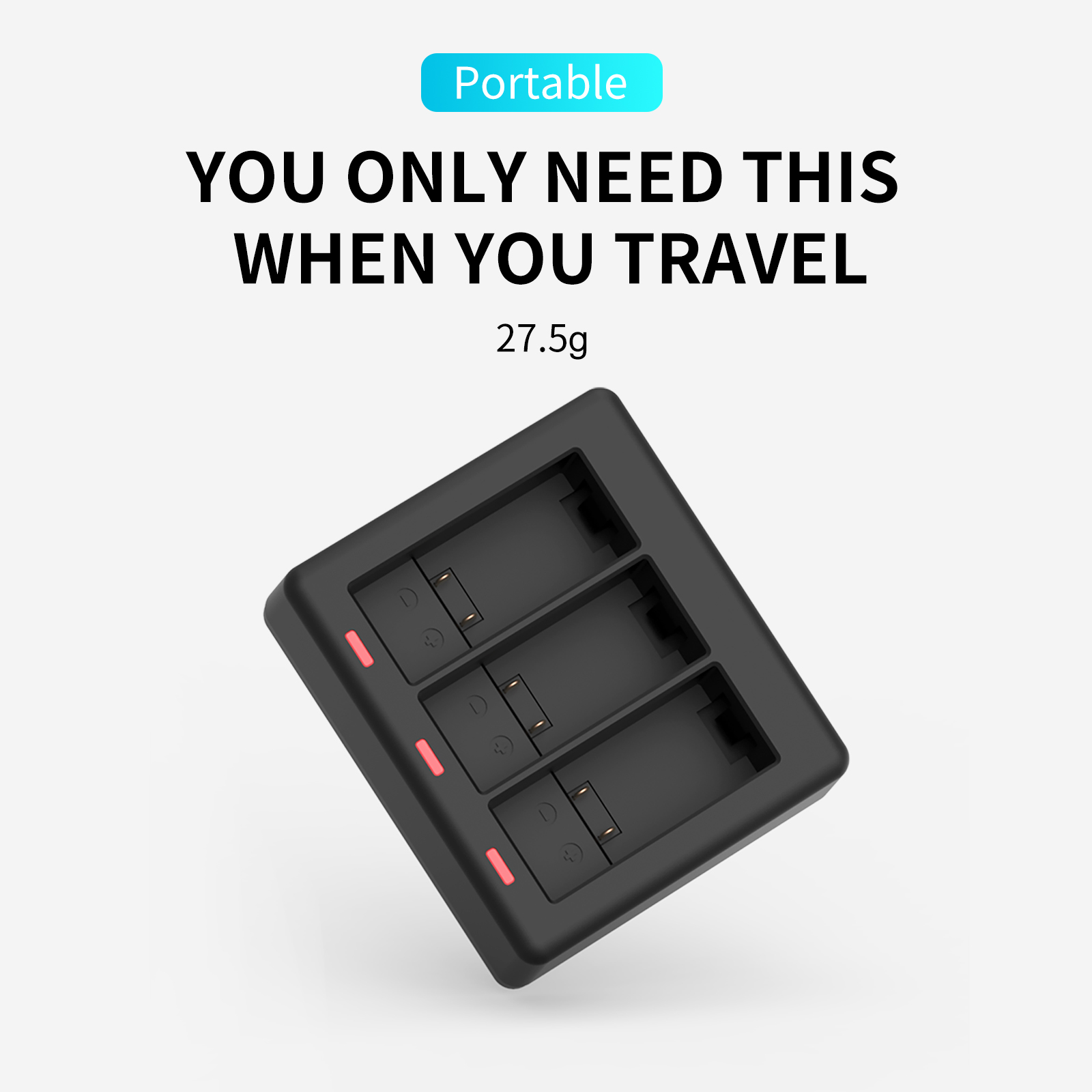 TELESIN 3 Ways Battery Charger - Gopro Action Camera Hero 11 Black ulasan dan harga