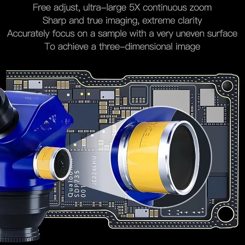 D75T Trinocular Stereo Microsc - Electronics Repair Degree ulasan dan harga