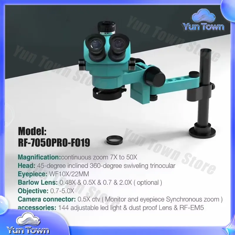 Digital Trinocular Microscope  - Electronics Repair Degree ulasan dan harga