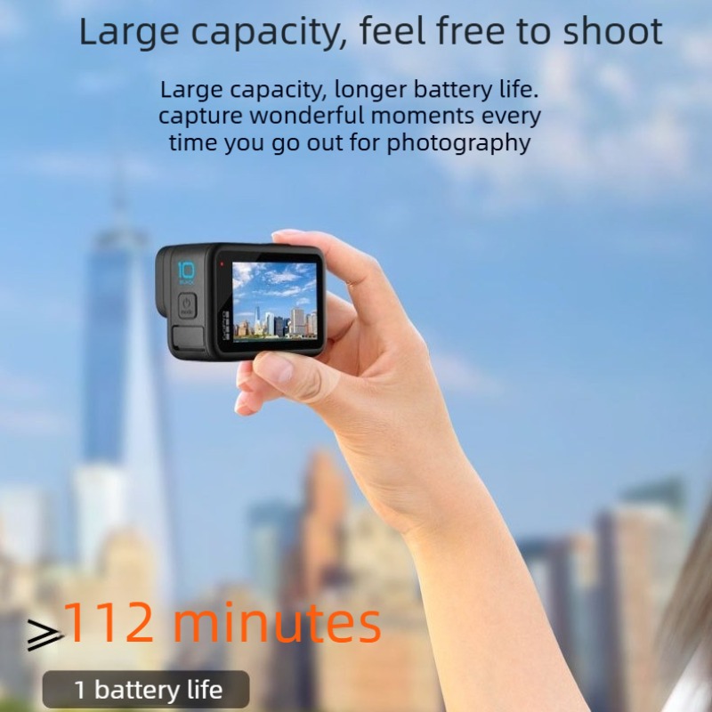 1800mAh Replacement Battery Ch - Gopro Action Camera Hero 11 Black ulasan dan harga