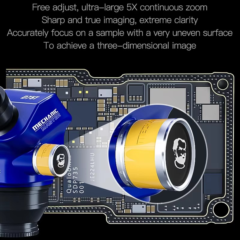 D75T Trinocular Stereo Microsc - Electronics Repair Degree ulasan dan harga