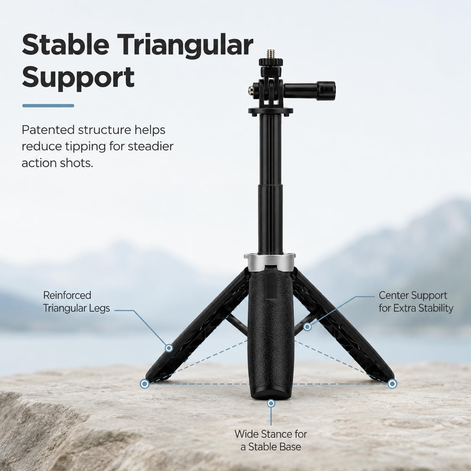 Mini Extendable Tripod Foldabl - Gopro Action Camera Hero 11 Black ulasan dan harga