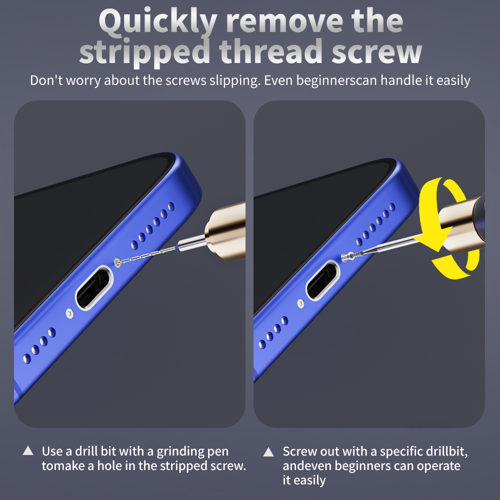 2Pcs Sliding Drill Bit Alloy S - Electronics Repair Manual ulasan dan harga