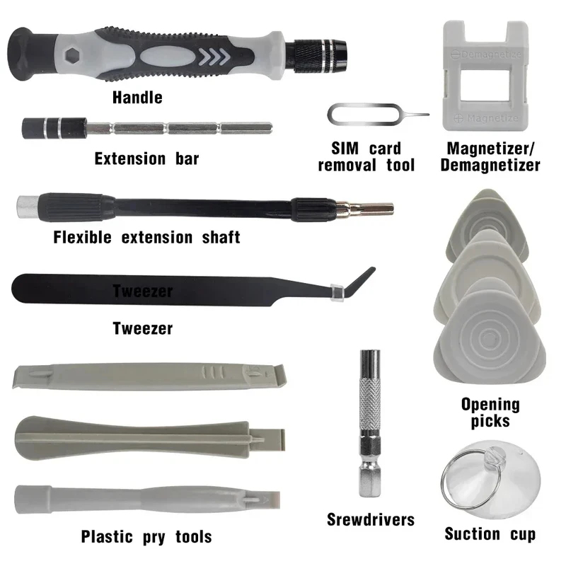 Portable 115in1 Magnetic Screw - Electronics Repair Manual ulasan dan harga