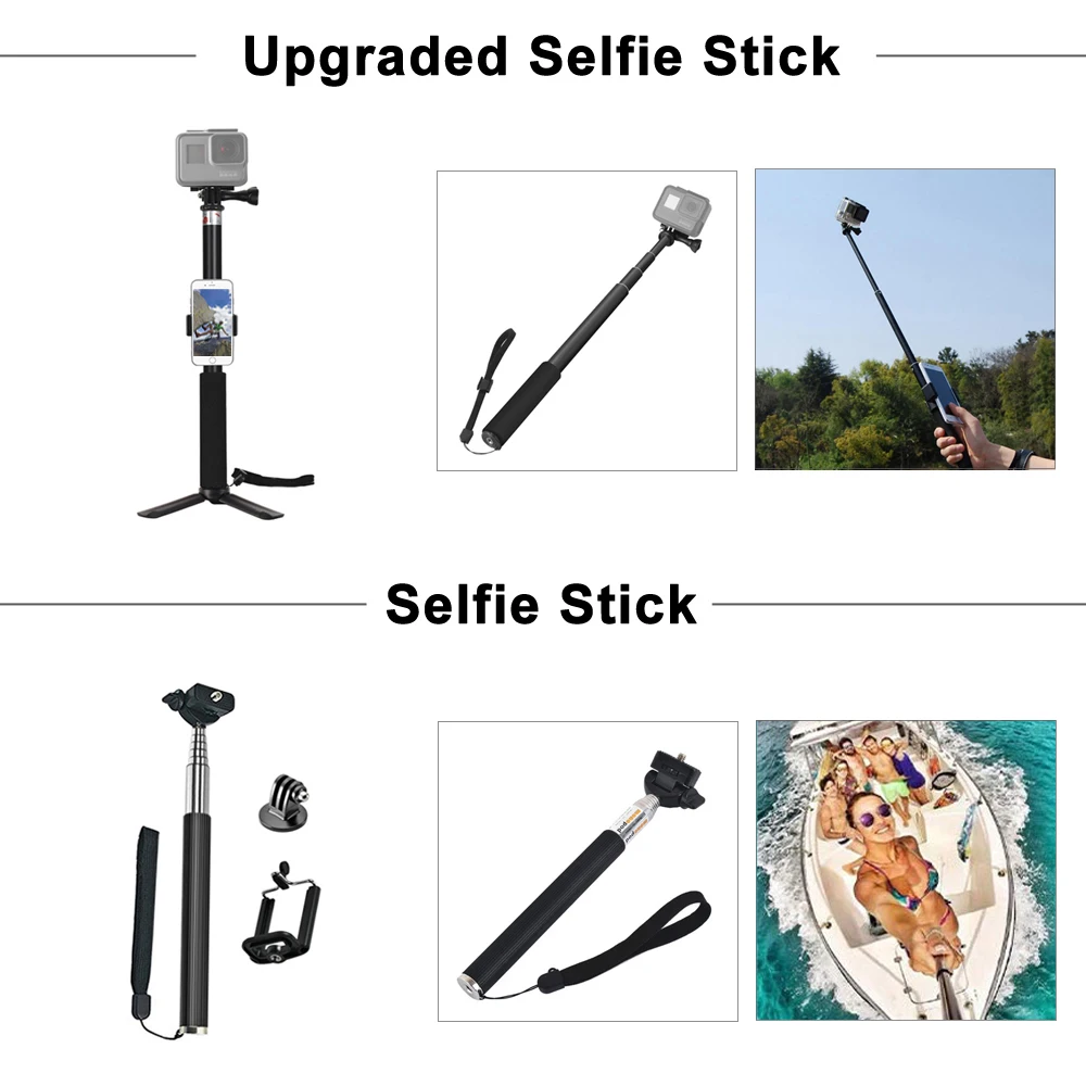 for GoPro Accessories Set for  - Gopro Action Camera Hero 11 Black ulasan dan harga