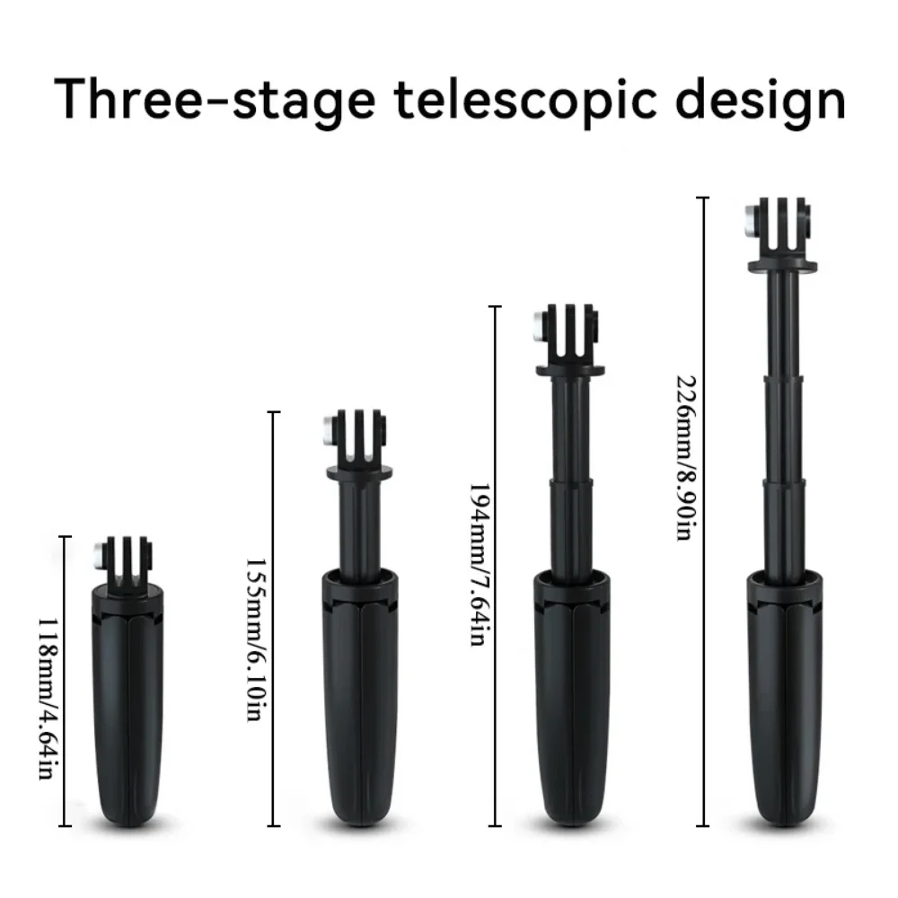 Mini Extendable Tripod Foldabl - Gopro Action Camera Hero 11 Black ulasan dan harga