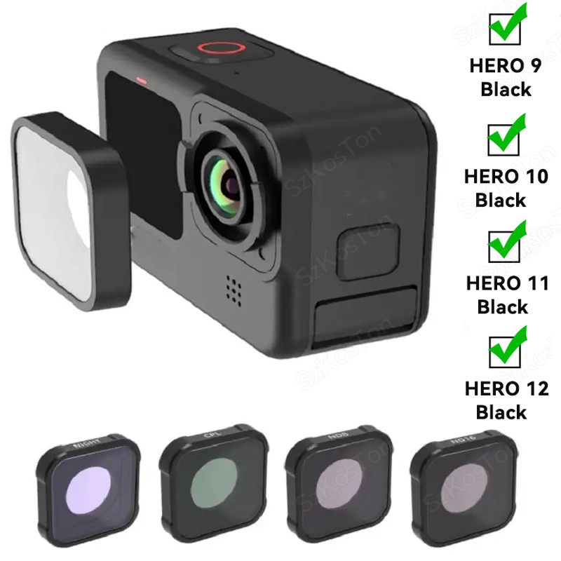 CPL UV ND8 ND16 ND32 ND Filter - Gopro Action Camera Hero 11 Black ulasan dan harga
