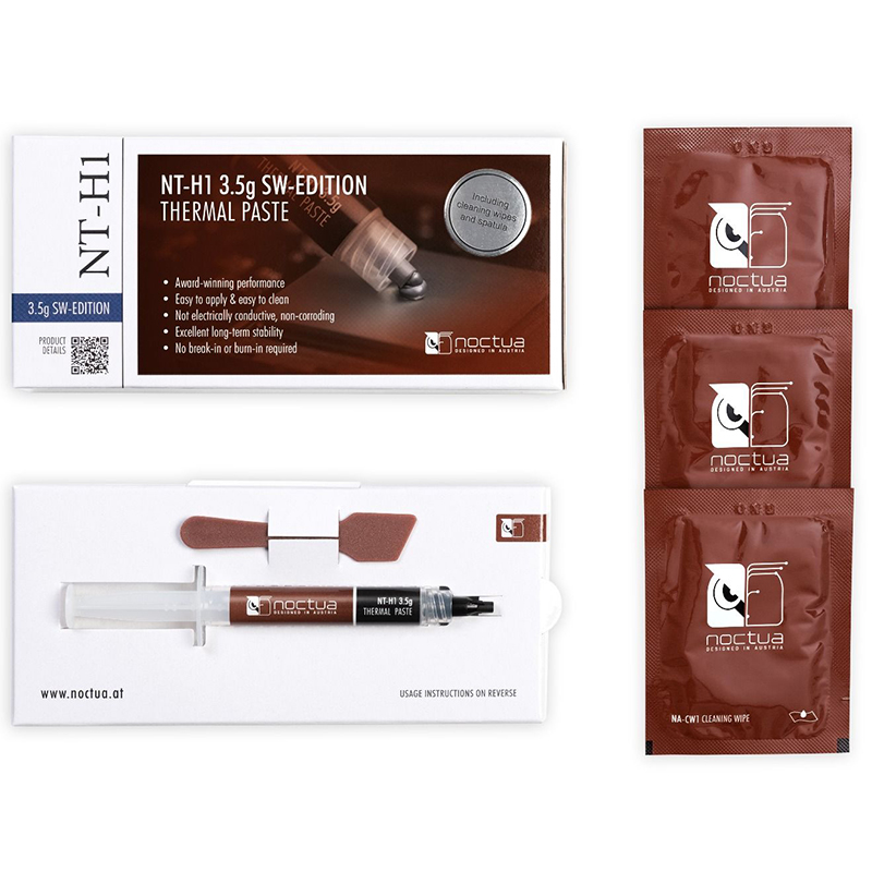 Noctua NT-H1 NT-H2 3.5g 10g Th - Thermal Paste Cpu ulasan dan harga