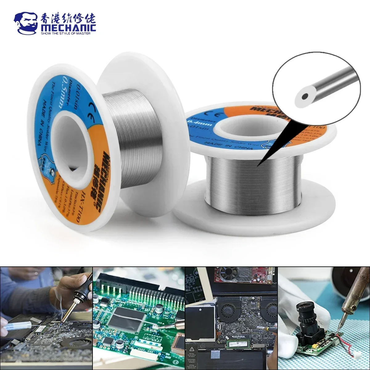 Rosin Core Solder Tin Wire Eco - Electronics Repair Degree ulasan dan harga