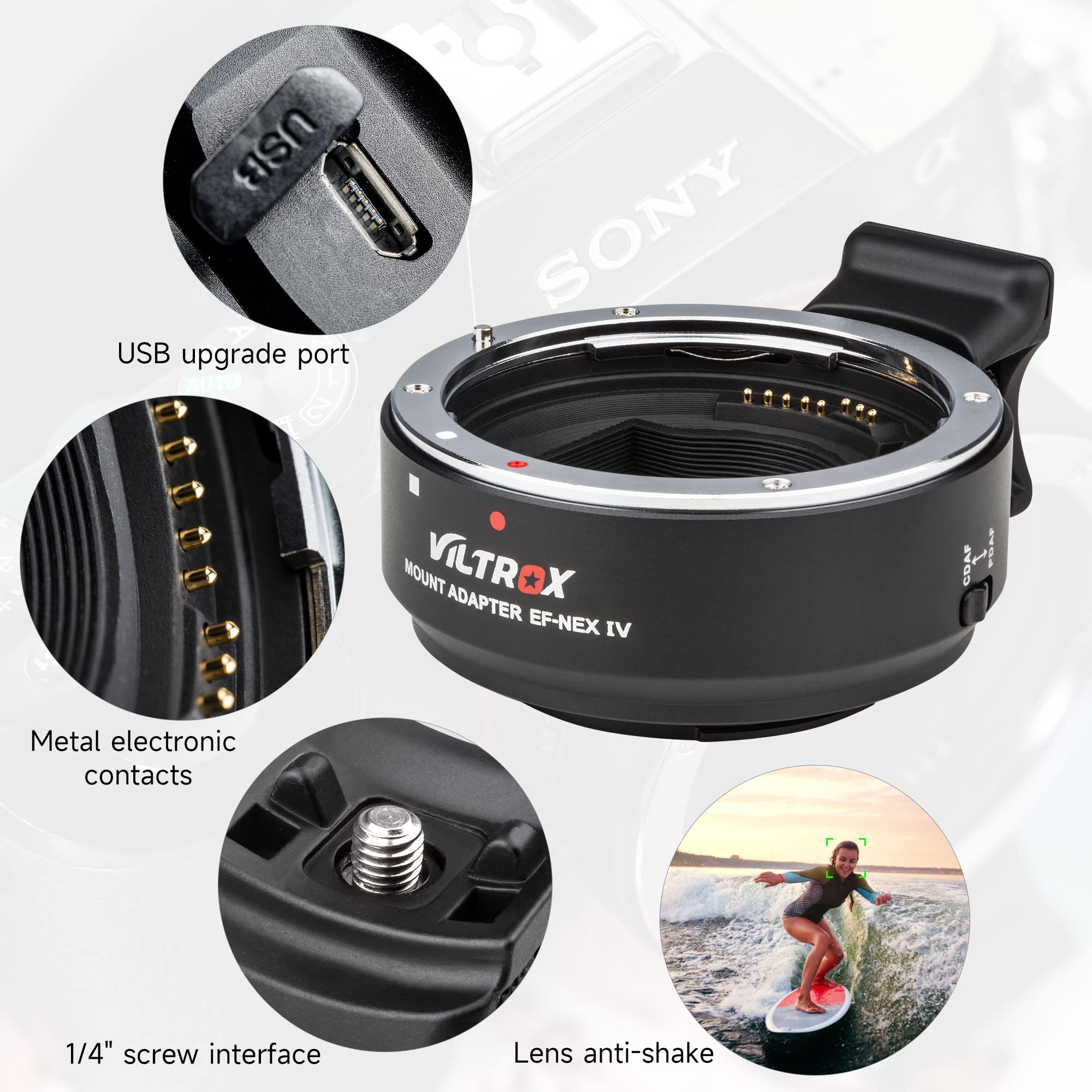 Viltrox EF-NEX IV Lens Mount A - Sony Camera A7 Iv ulasan dan harga