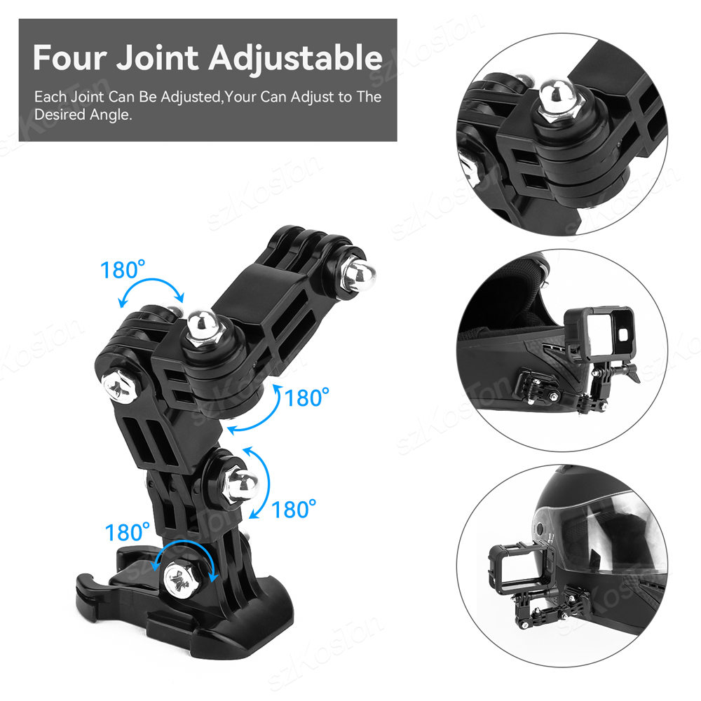Motorcycle Helmet Chin Mount K - Gopro Action Camera Hero 11 Black ulasan dan harga
