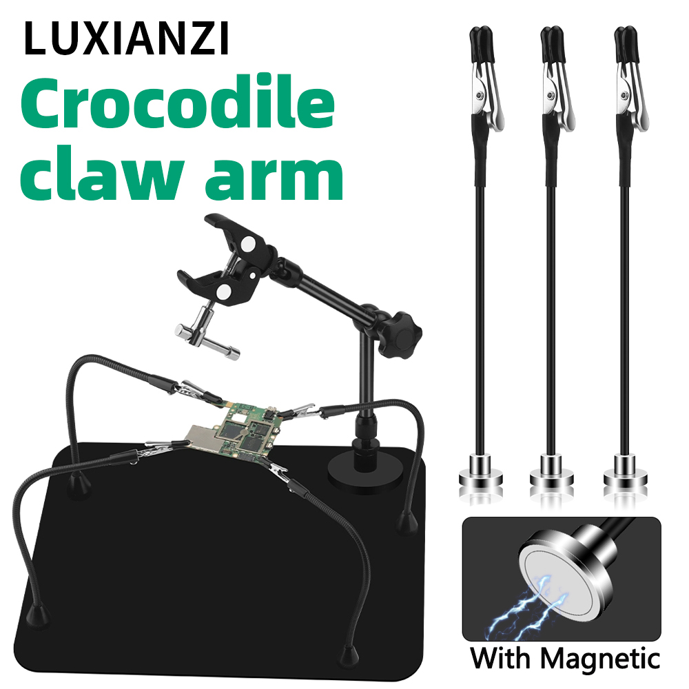 LUXIANZI Soldering Third Hand  - Electronics Repair Degree ulasan dan harga